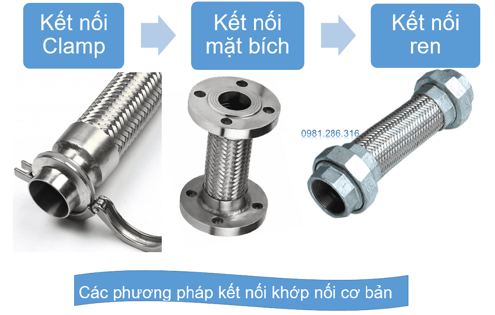 khớp nối chống rung inox 3