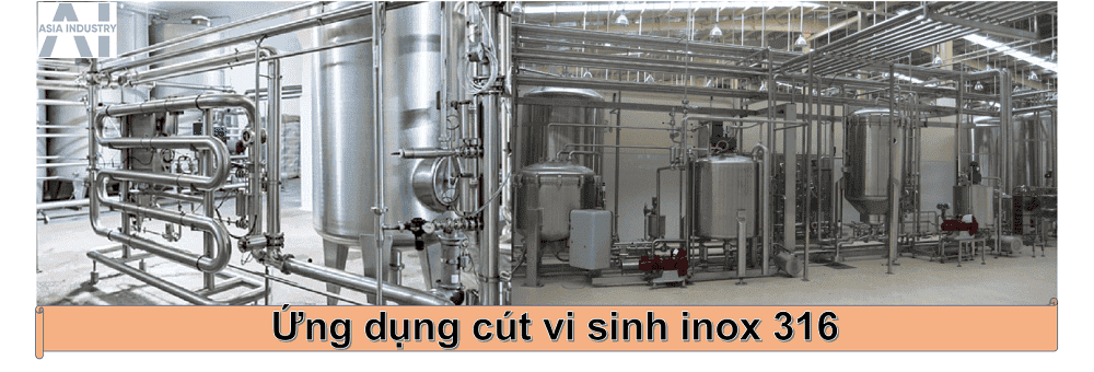 Cút vi sinh inox 316 3