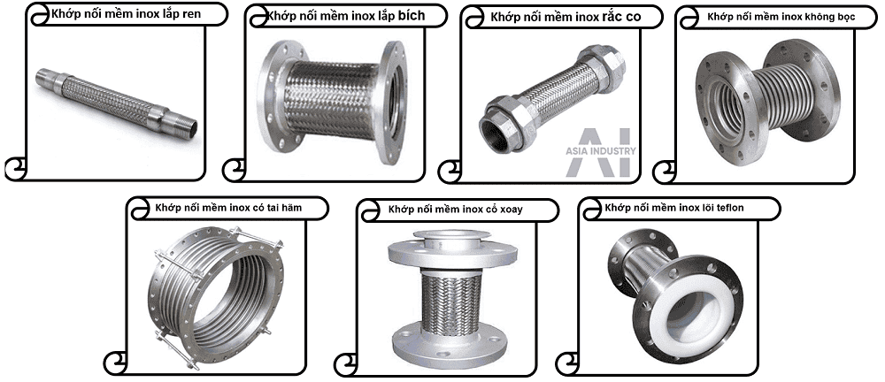 Khớp nối mềm chống rung inox 3