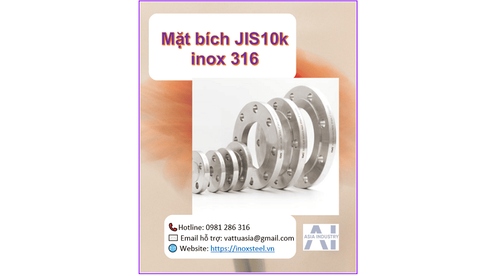 mặt bích JIS10k inox 316 1