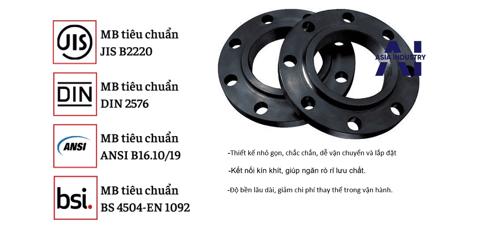 mặt bích thép DN200 3