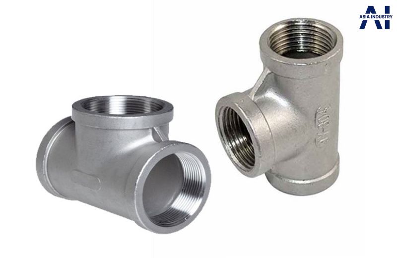 Tê inox ren – kết nối nhanh, chắc chắn cho hệ thống ống.