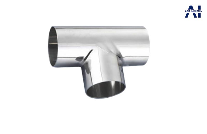 Tê inox vi sinh – bề mặt nhẵn, dễ vệ sinh, an toàn cho thực phẩm và dược phẩm.