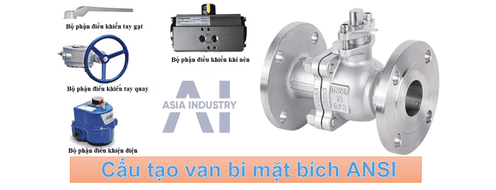 van bi inox mặt bích ansi 1