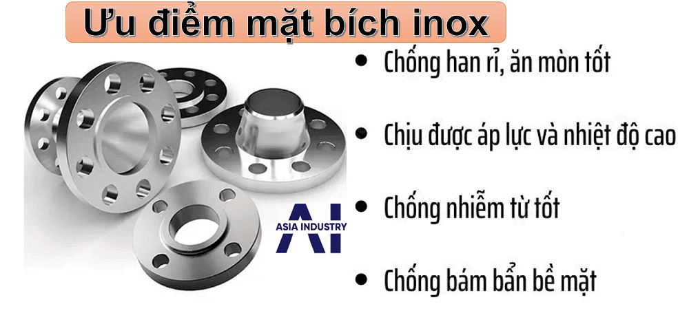 bích inox DN100 2