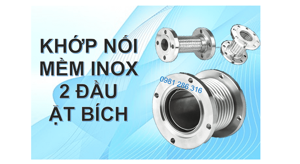 khớp nối mềm inox 2 đầu mặt bích 1