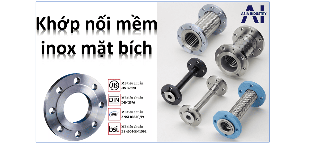 Khớp nối mềm inox mặt bích 1