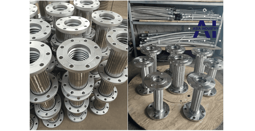 Khớp nối mềm inox mặt bích 4