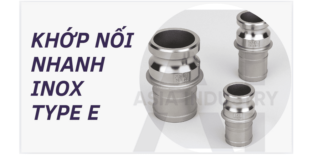 Khớp nối nhanh inox type E 1