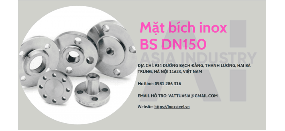 mặt bích inox BS DN150 1