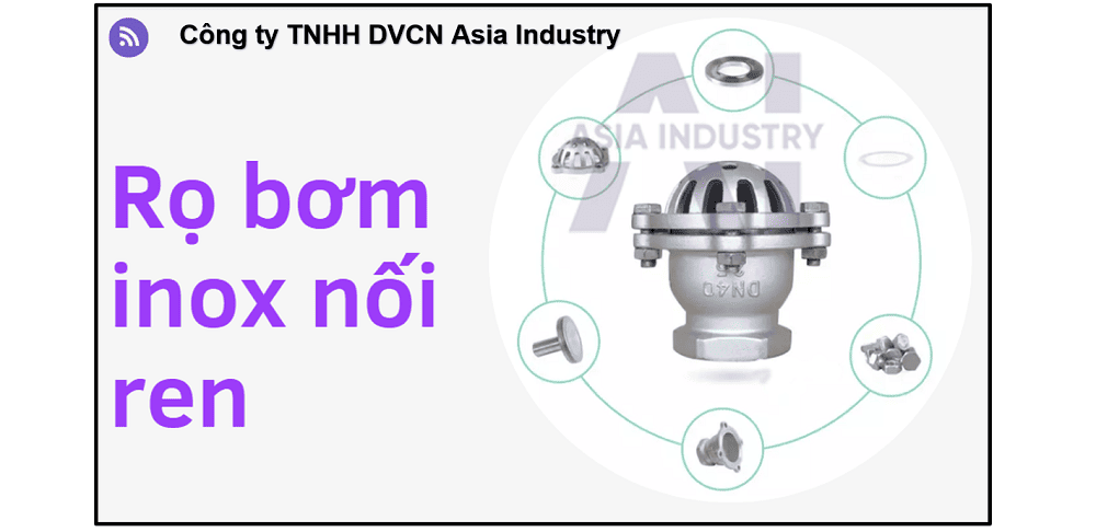 rọ bơm inox nối ren 1