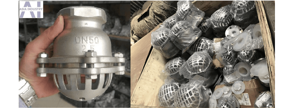rọ bơm inox nối ren 3