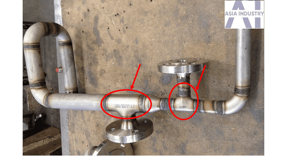 tê hàn inox 304 4