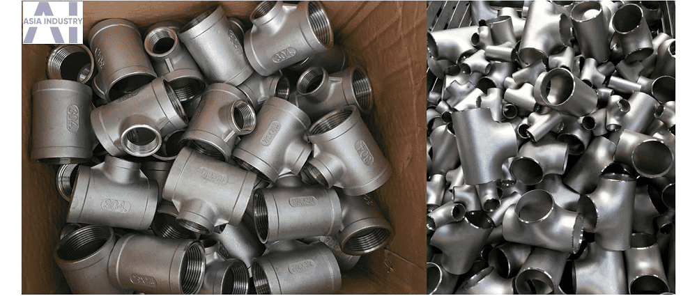 tê hàn inox 304 4