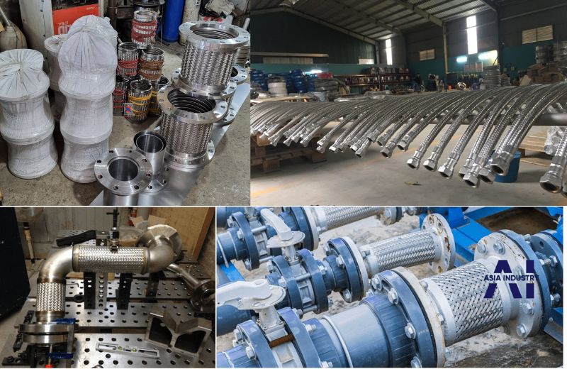 Ống mềm inox ứng dụng rộng rãi trong công nghiệp và dân dụng