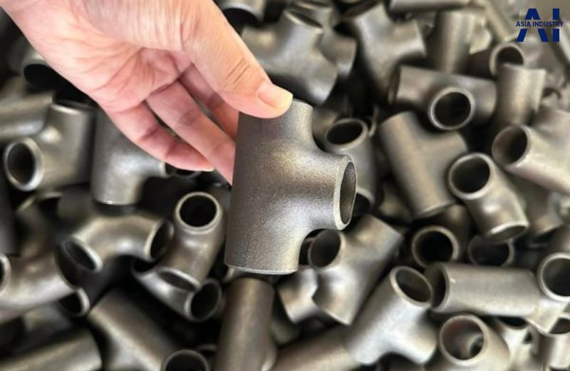 Tê thép dùng để nối, chia nhánh ống trong hệ thống công nghiệp, dân dụng, hóa chất và nước sạch.