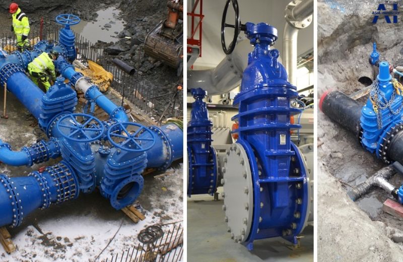 Ứng dụng của van cổng gang