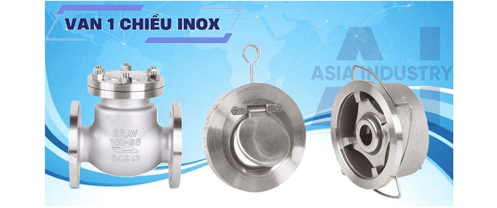 van 1 chiều inox 1