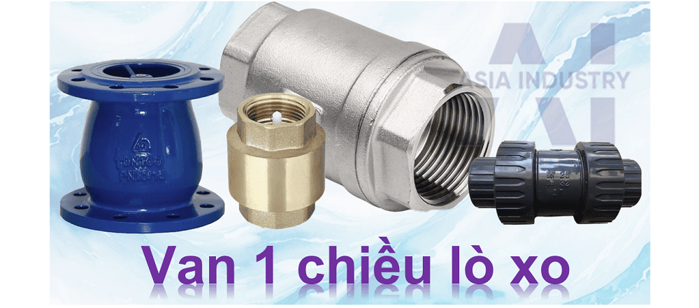 van 1 chiều lò xo 1