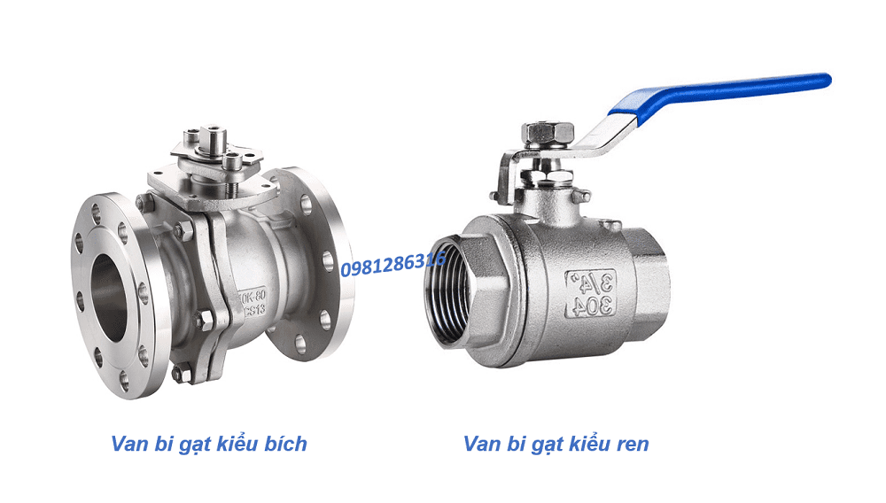 van bi gạt tay inox 316 3