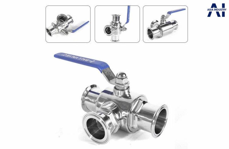 Van bi inox 316 vi sinh – đảm bảo vệ sinh tuyệt đối, dùng cho thực phẩm, dược phẩm, nước sạch.