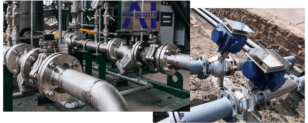 van bi inox mặt bích DN80 6