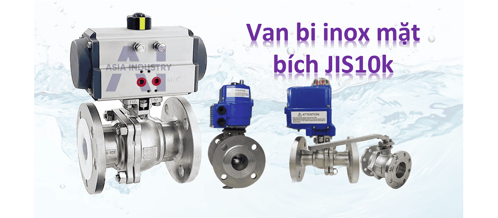 Van bi inox mặt bích JIS10K 1