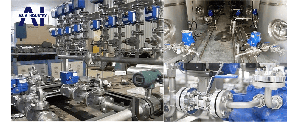 Van bi inox mặt bích JIS10K 4