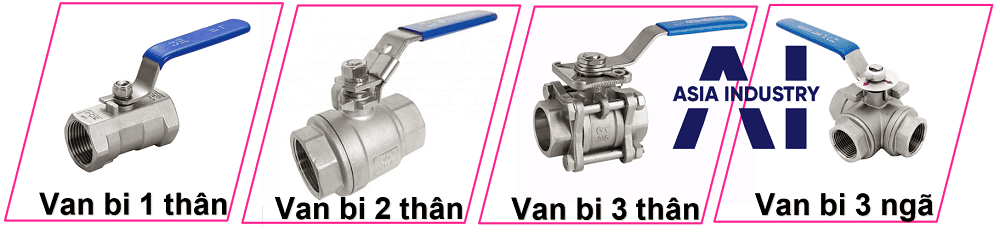 van bi tay gạt inox 3