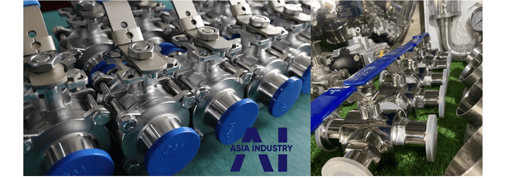 Van bi vi sinh nối clamp 2