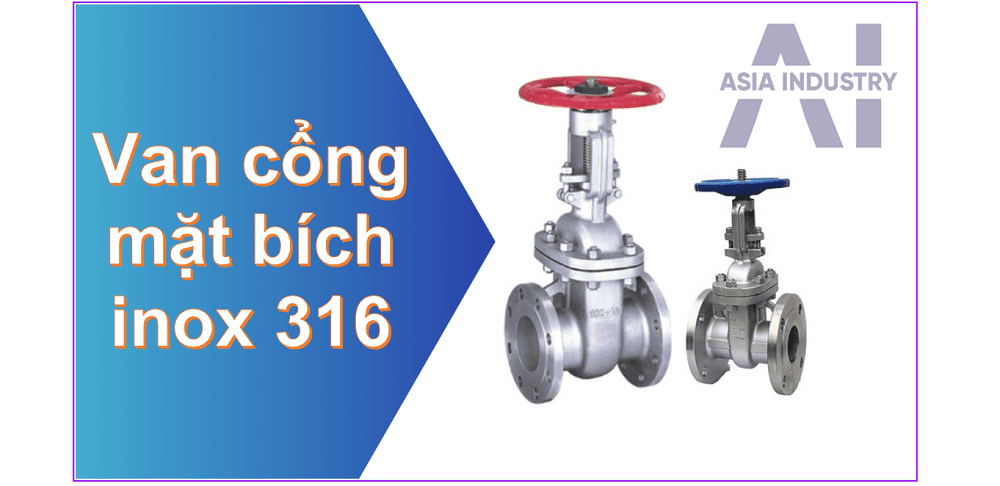 van cổng mặt bích inox 316 1
