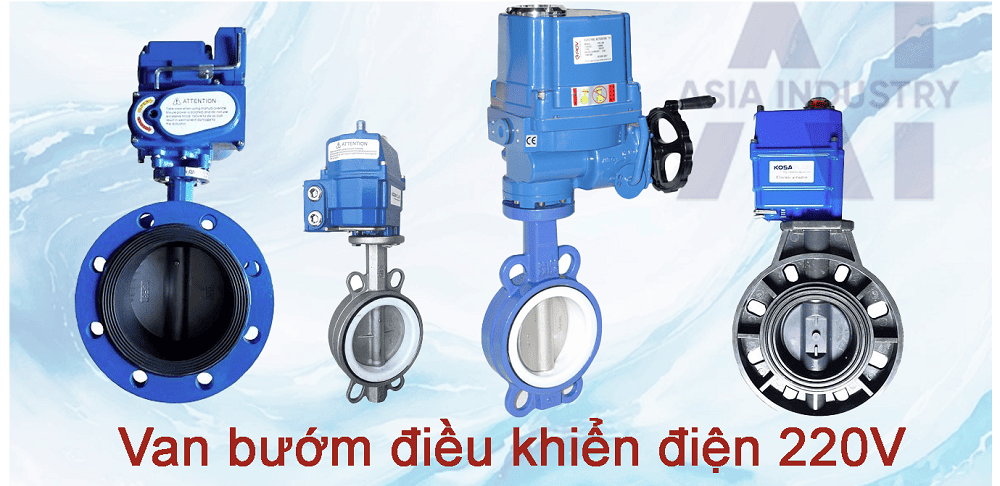 van bướm điều khiển điện 220v 1