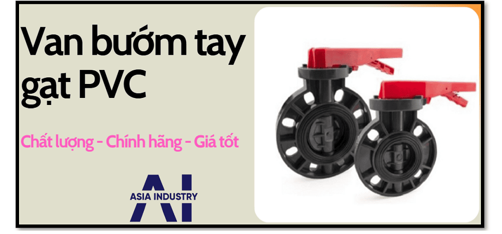 van bướm tay gạt pvc 1