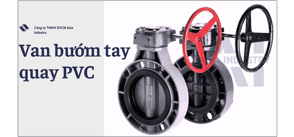 van bướm tay quay PVC 1