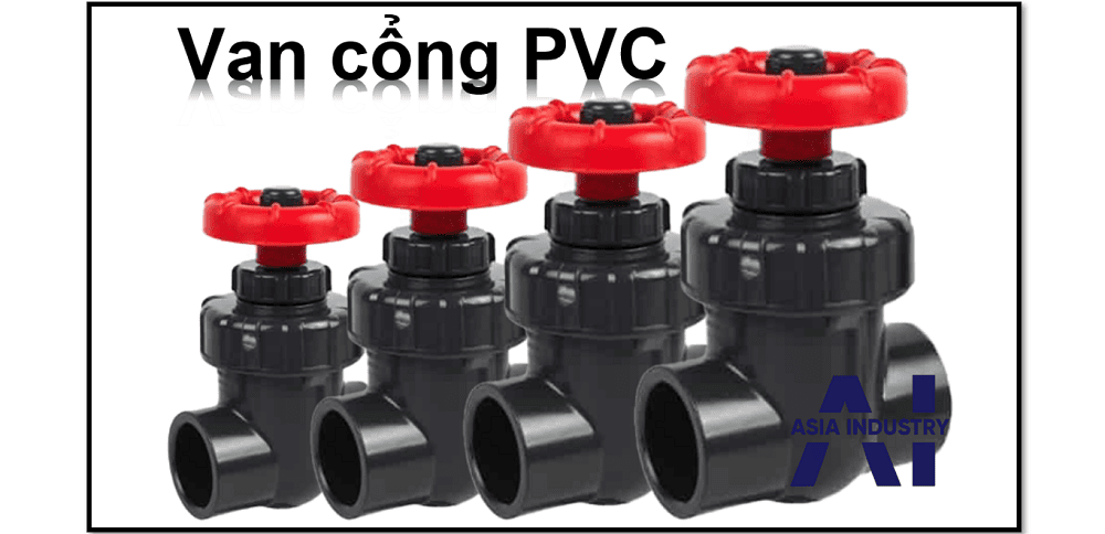 van cổng PVC 1