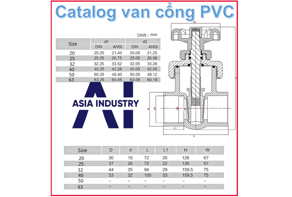 van cổng PVC 3