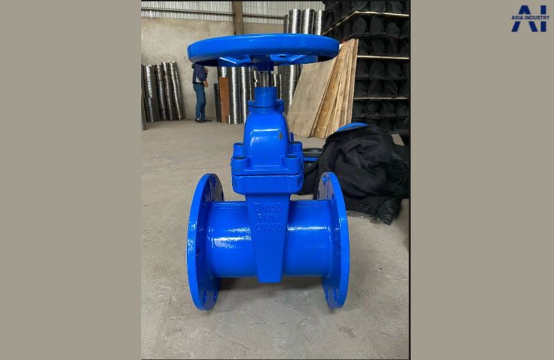 Van cổng gang mặt bích – lắp đặt chắc chắn, kín khít, phù hợp hệ thống lớn.