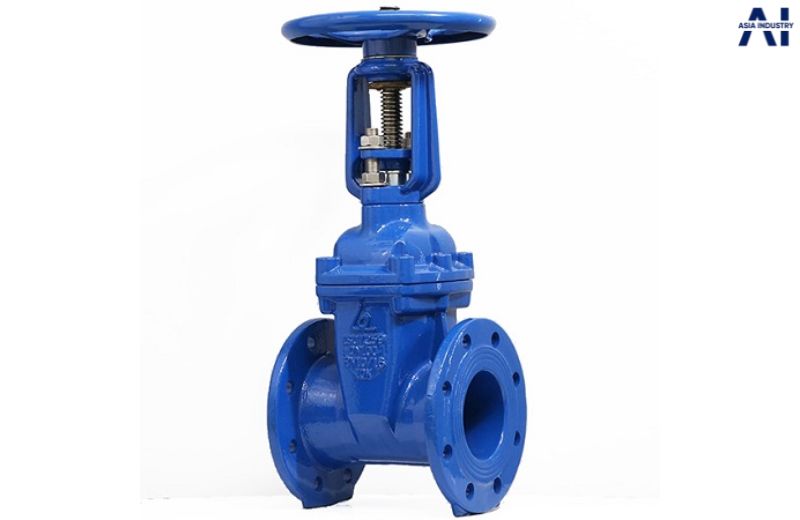 Van cổng gang ty nổi – dễ quan sát trạng thái đóng/mở, vận hành trực quan.