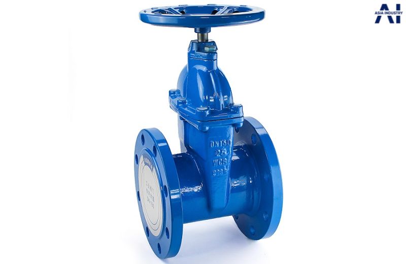 Van cổng gang dẻo / xanh – bền chắc, chịu áp lực cao, chống ăn mòn hiệu quả.