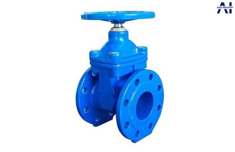 Van cổng gang (van cửa gang) – van chặn dòng chất lỏng trong hệ thống ống, vận hành đóng/mở dễ dàng