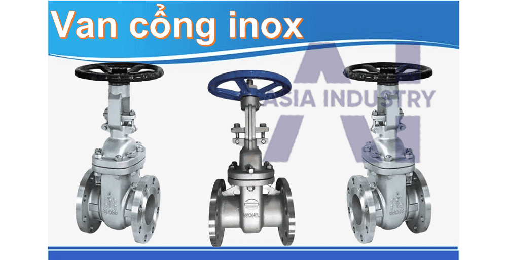 van cổng inox 1