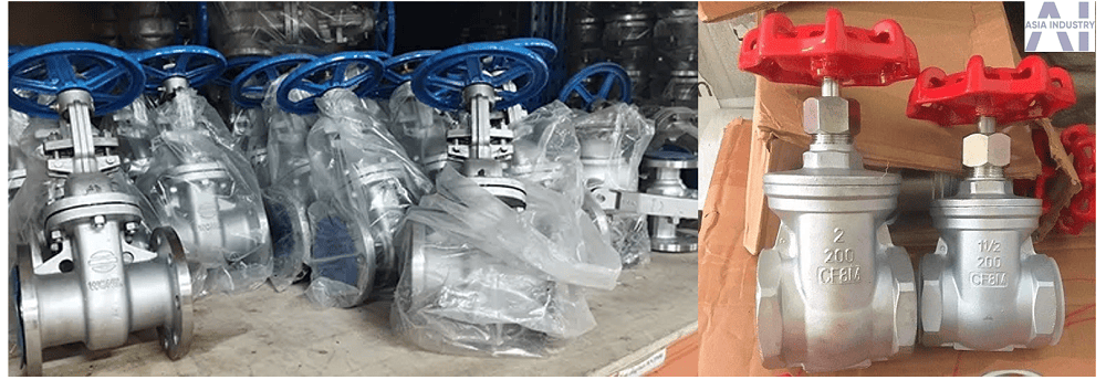 van cổng inox 5