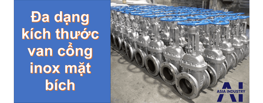 Van cổng inox mặt bích 1