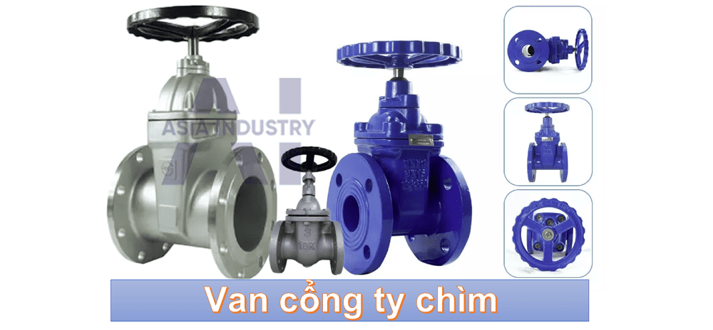 Van cổng ty chìm 1
