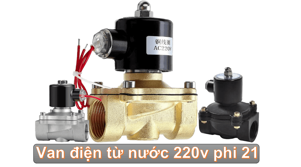 van điện từ nước 220v phi 21 1