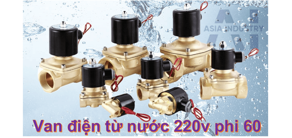 Van điện từ nước 220v phi 60 1