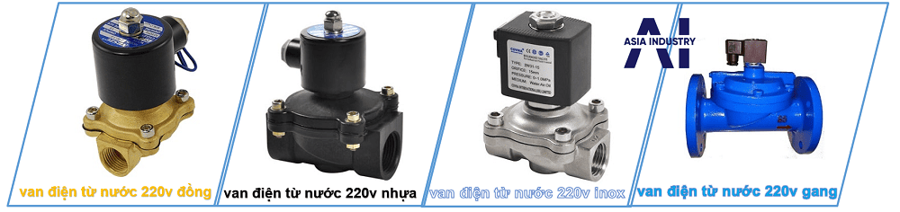 Van điện từ nước 220v phi 60 3