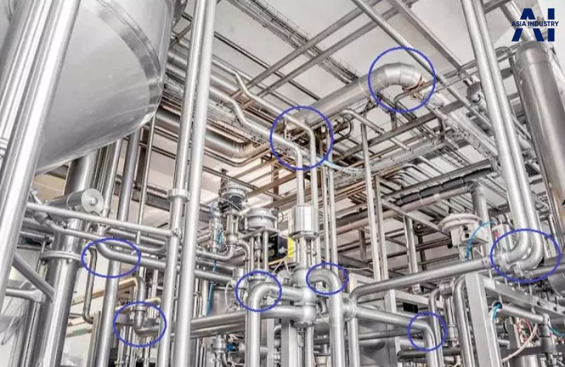 Cút inox – Ứng dụng rộng rãi trong nước sạch, hơi, khí nén và công nghiệp thực phẩm.