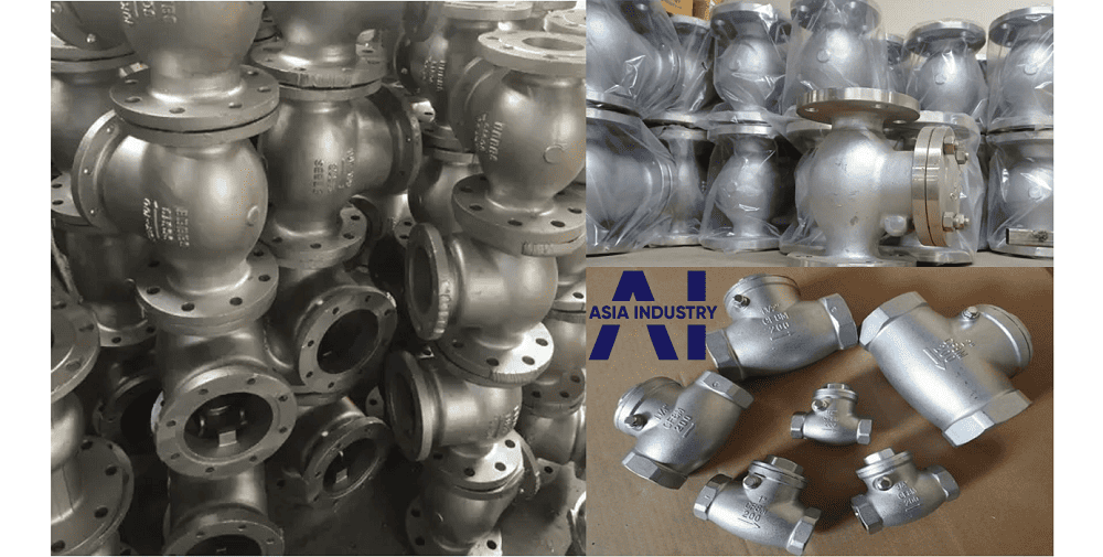 Van 1 chiều lá lật inox 304 4