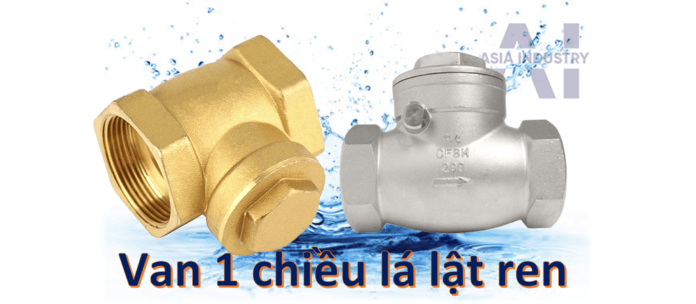 van 1 chiều lá lật ren 1